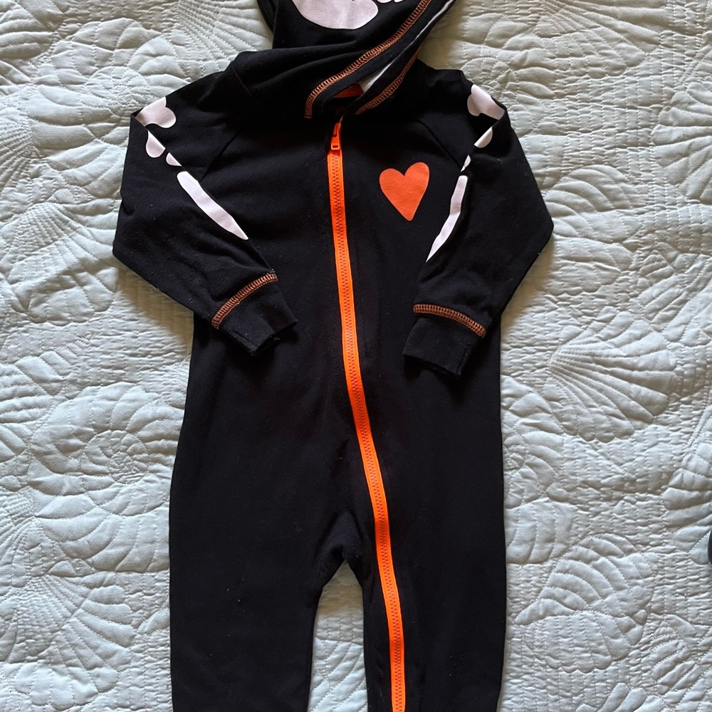 Skeleton twin baby outfits